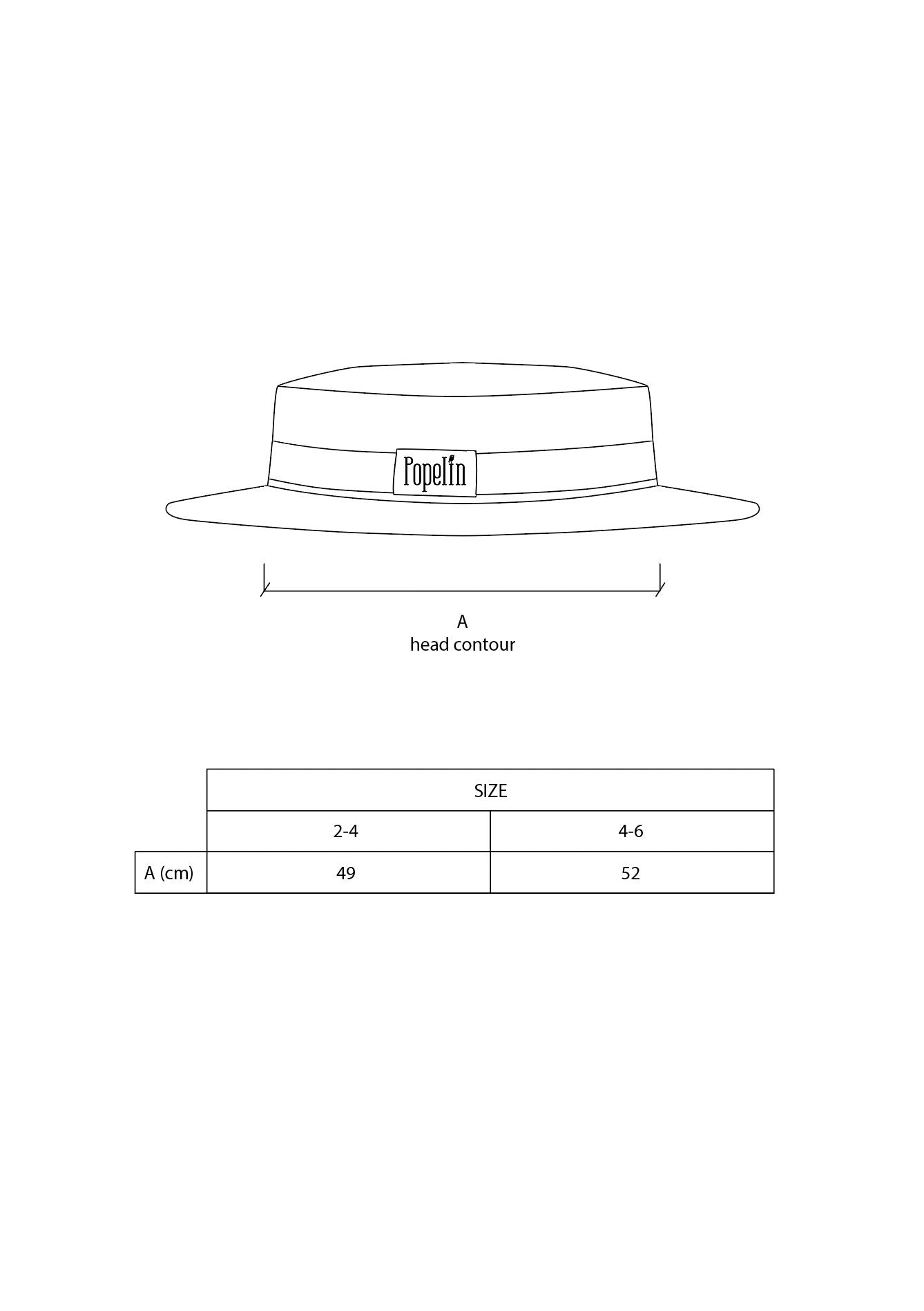 Popelin Earth red natural straw hat-Mod.39.2 - Lille Univers