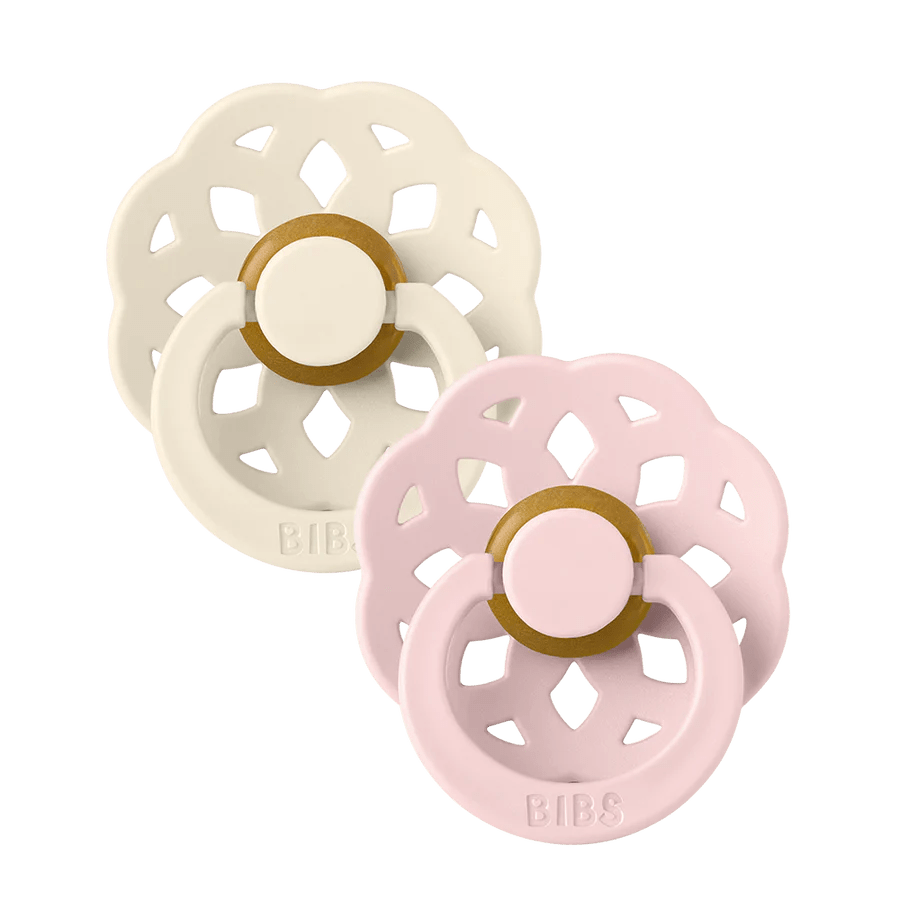 BIBS Boheme 2 PACK - Ivory/Blossom Size 2-240107 - Lille Univers