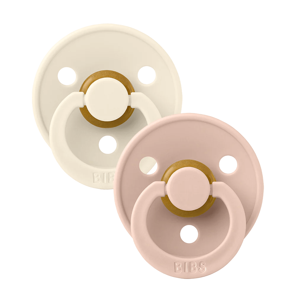 BIBS Colour 2 PACK - Ivory/Blush Size 2-120256 - Lille Univers