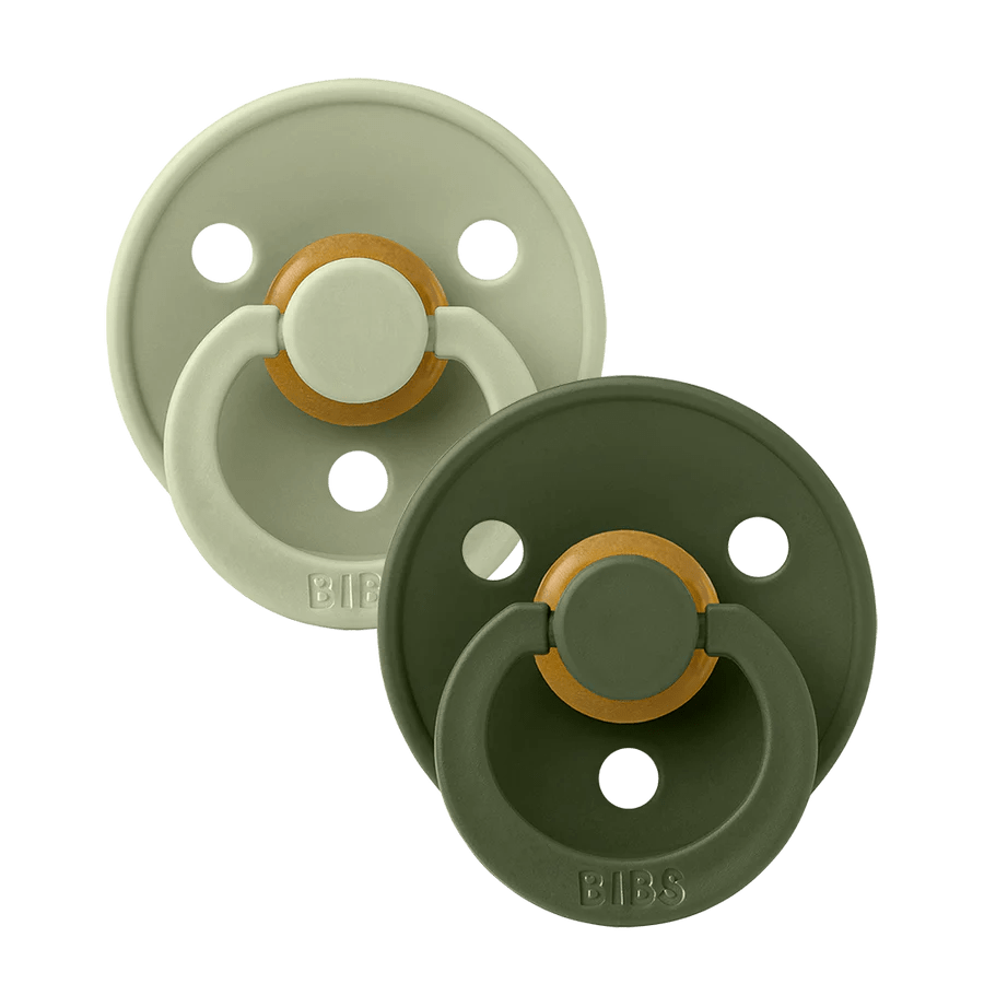 BIBS Colour 2 PACK - Sage/Hunter Size 2Green-120212 - Lille Univers