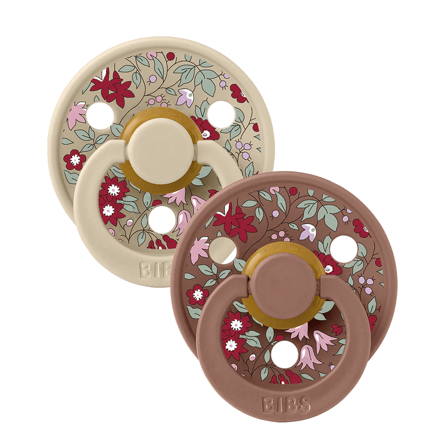 BIBS x LIBERTY Colour 2 Pack Chamomile Lawn - Woodchuck Mix Size 2-12012103 - Lille Univers
