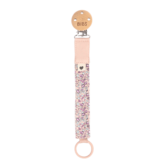 BIBS x LIBERTY Pacifier Clip - Eloise Blush-942111244 - Lille Univers