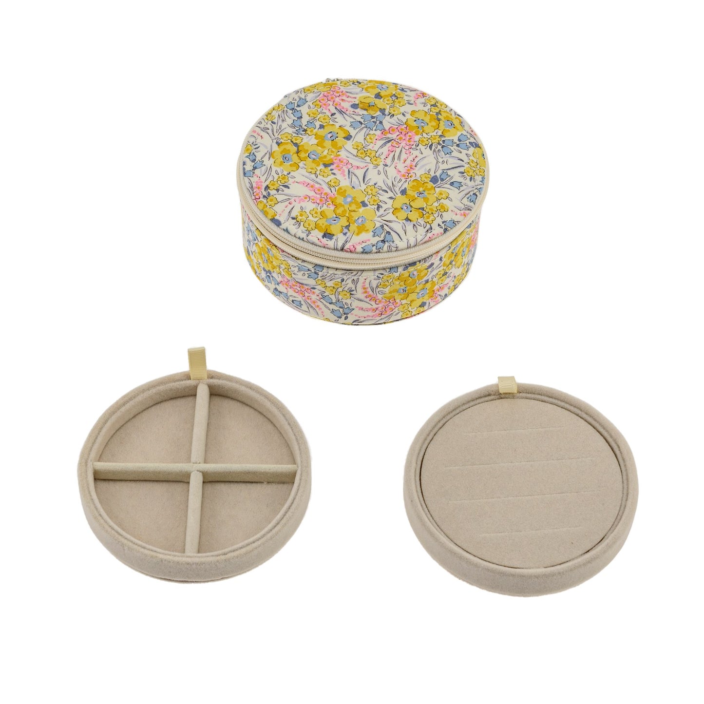 Bobn Dep JEWELRY BOX ROUND MW LIBERTY SWIRLING PETALS- - Lille Univers