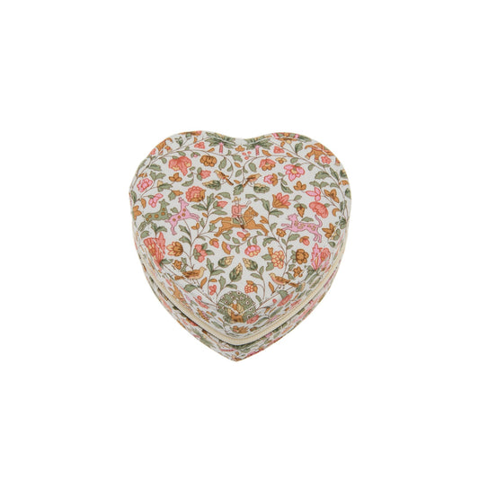 Bon Dep JEWELRY BOX HEART MW LIBERTY IMRAN PINK- - Lille Univers