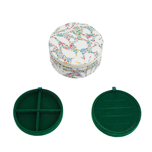 Bon Dep JEWELRY BOX ROUND MW LIBERTY BELLA`S SILOUETTE- - Lille Univers