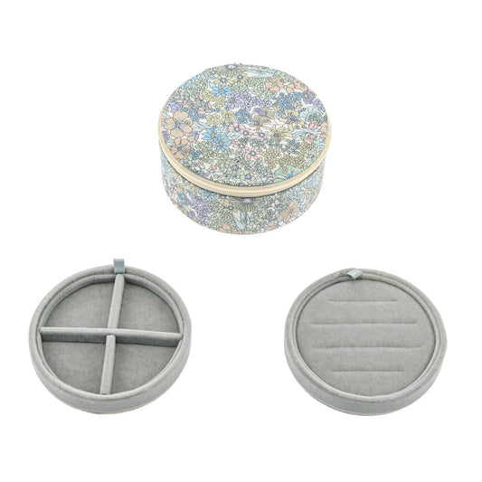 Bon Dep JEWELRY BOX ROUND MW LIBERTY MARGARET ANNIE PASTEL- - Lille Univers