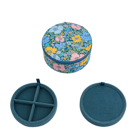 Bon Dep JEWELRY BOX ROUND MW LIBERTY MEADOW SONG PEACH- - Lille Univers