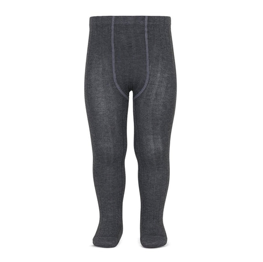 Condor Basic rib tights ANTHRACITE-20161_290 - Lille Univers