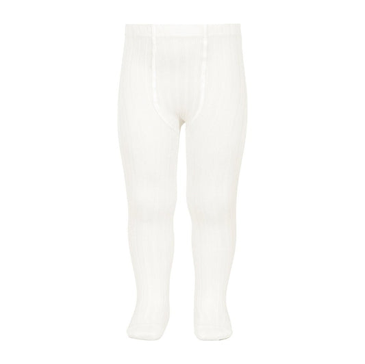 Condor Basic rib tights CREAM-20161_202 - Lille Univers
