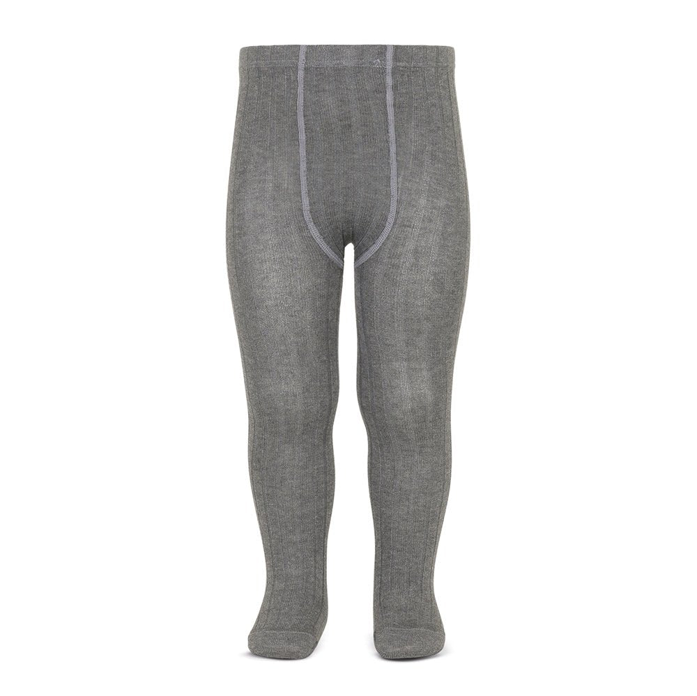 Condor Basic rib tights LIGHT GREY-20161_230 - Lille Univers