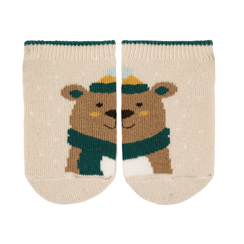 Condor Bear non-slip short socks SEA MIST-39404_304 - Lille Univers