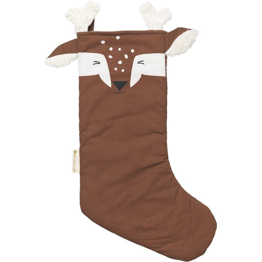Fabelab CHRISTMAS STOCKING DEER - CHESTNUT- - Lille Univers