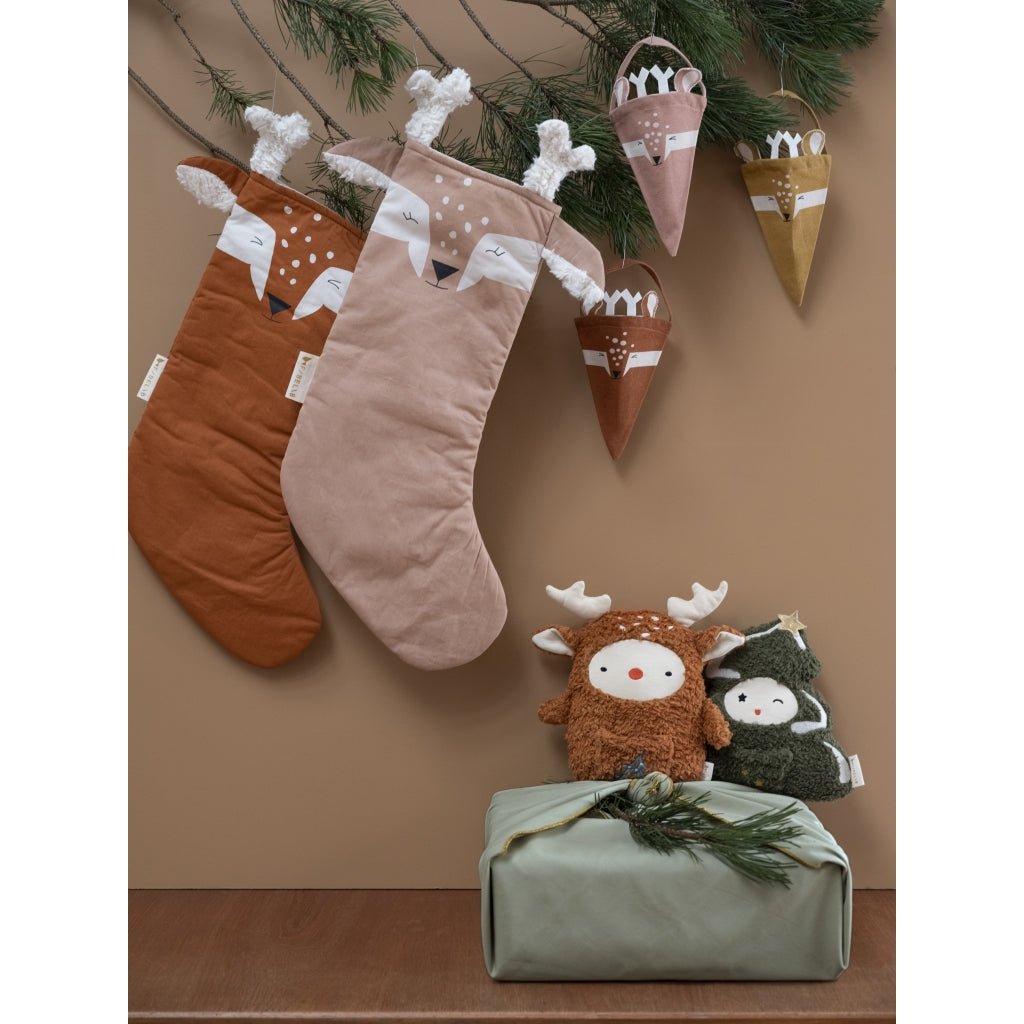 Fabelab CHRISTMAS STOCKING DEER - CINNAMON- - Lille Univers