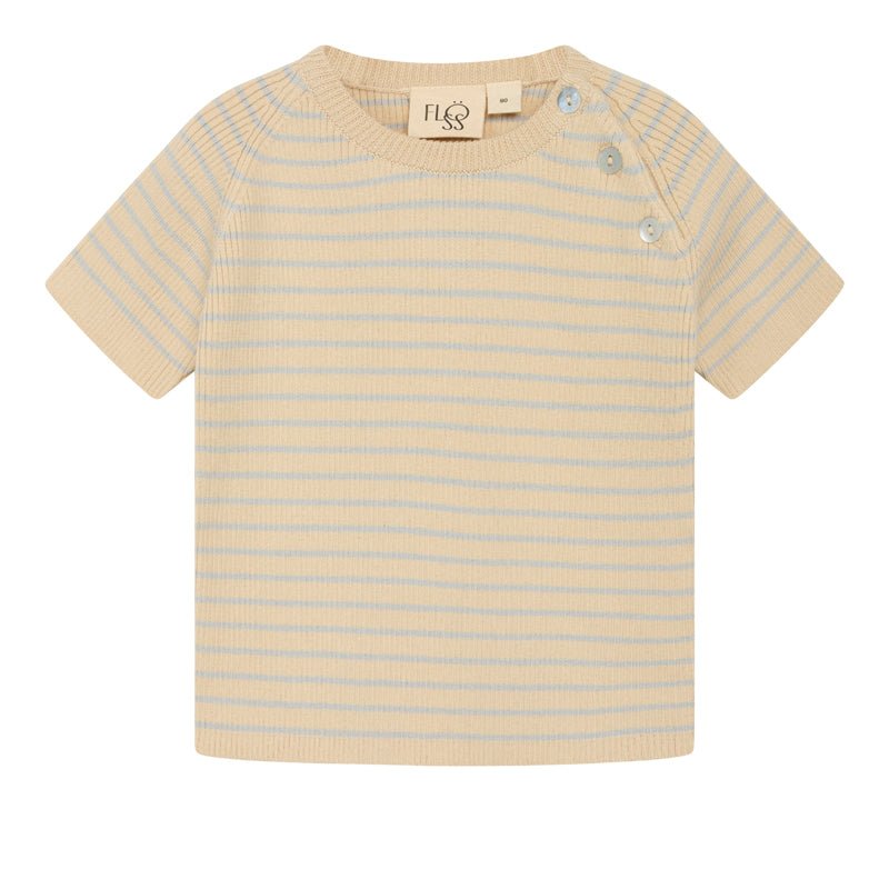 Flöss Flye Tshirt Sea salt/Warm cotton-F10217_SeasaltWarm - Lille Univers