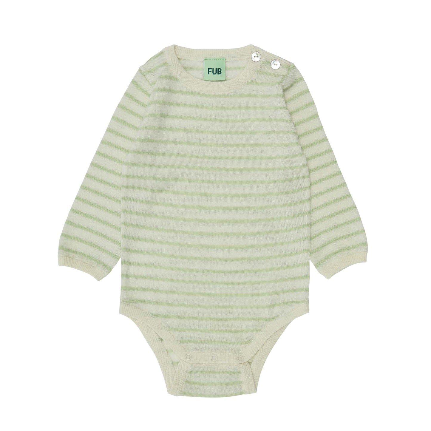 Fub Baby Body, ecru/pistachio-3923aw-pistachio - Lille Univers