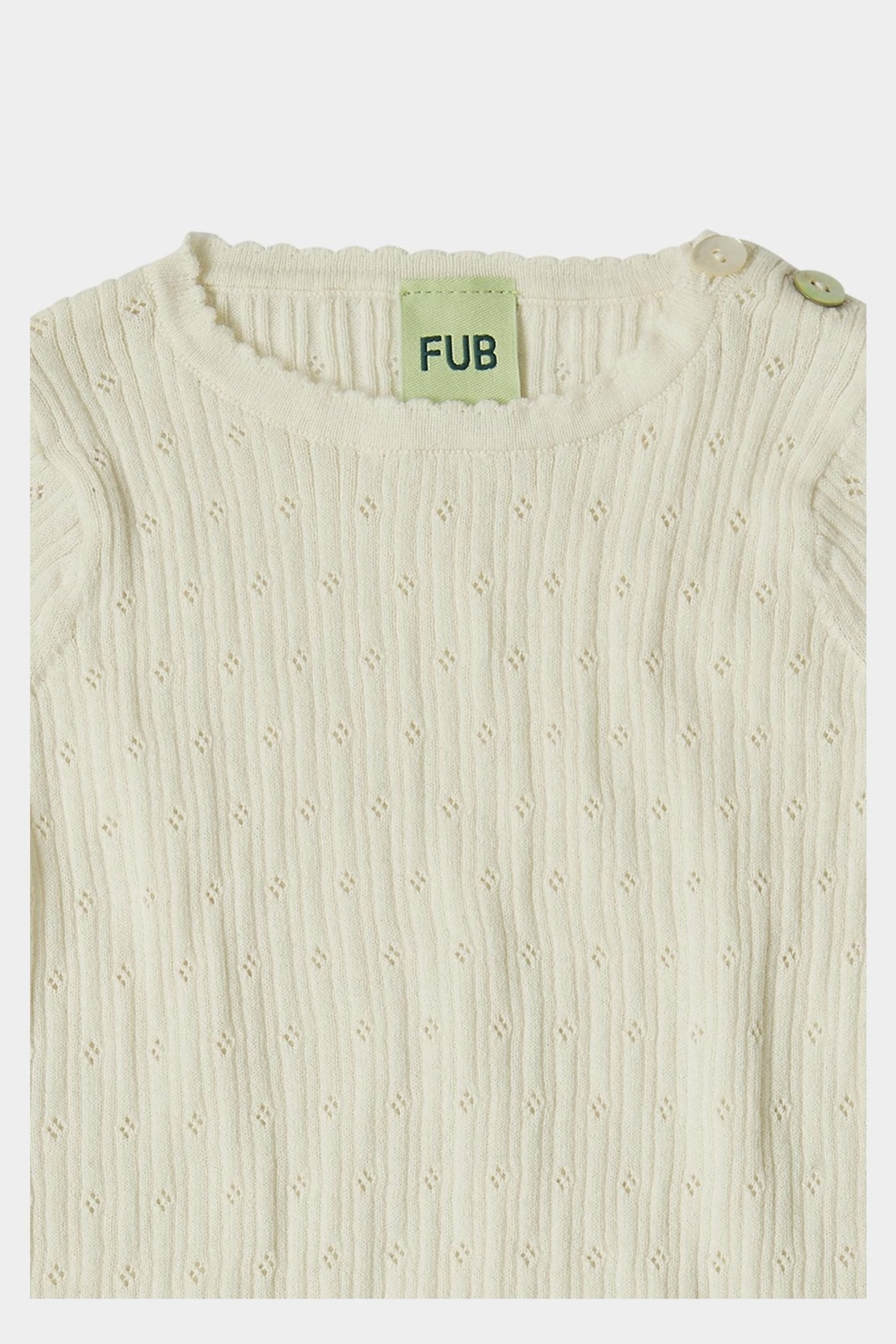 FUB Baby Pointelle Body ecru-4624SS_ecru - Lille Univers