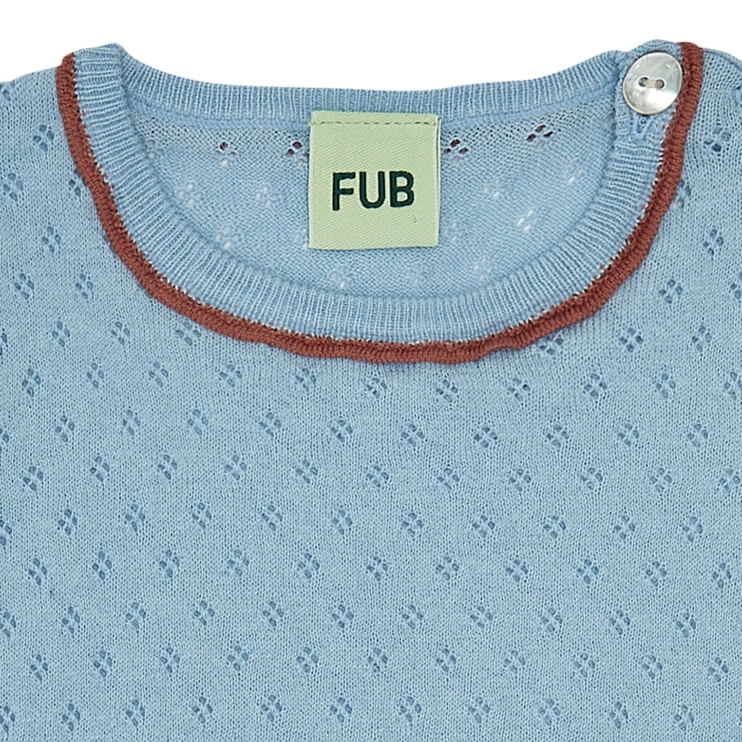 Fub Baby Pointelle Body, glacier-4523SS-glacier - Lille Univers