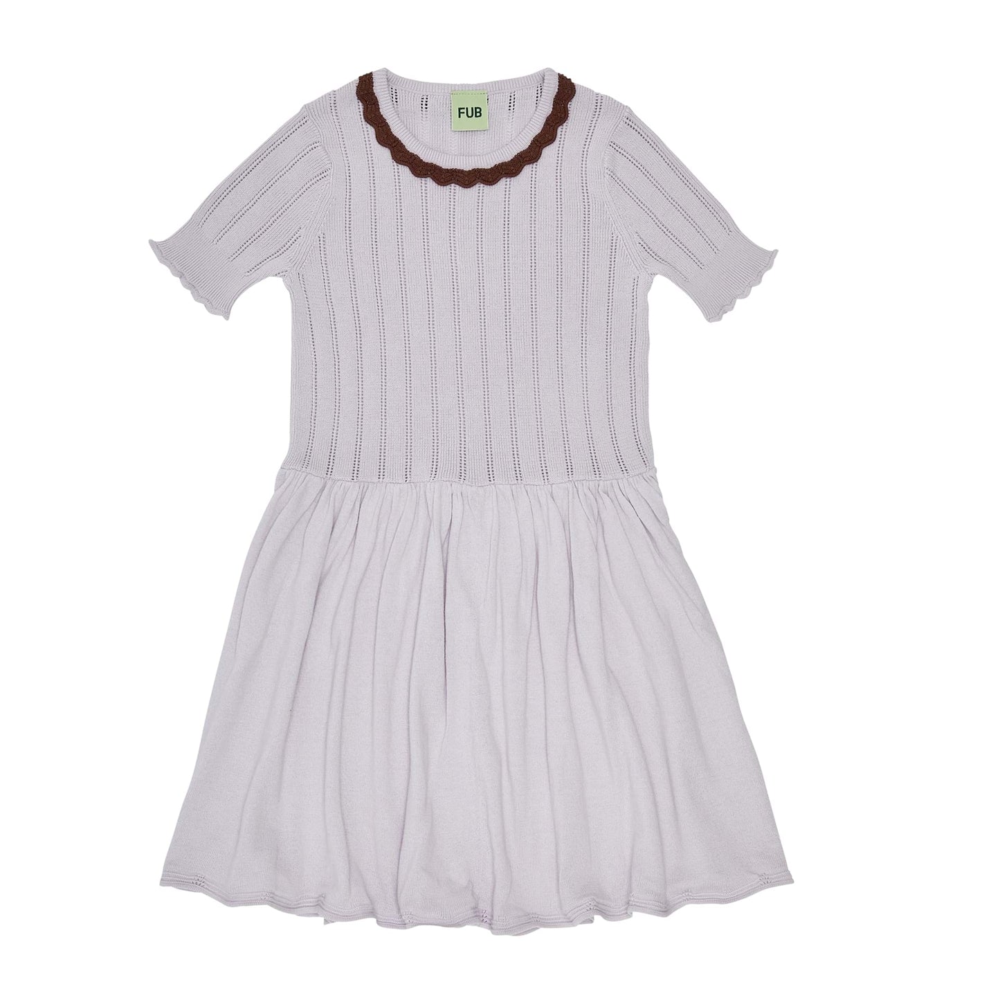 Fub Pointelle Dress ametyst - 2023ss - ametyst - Lille Univers