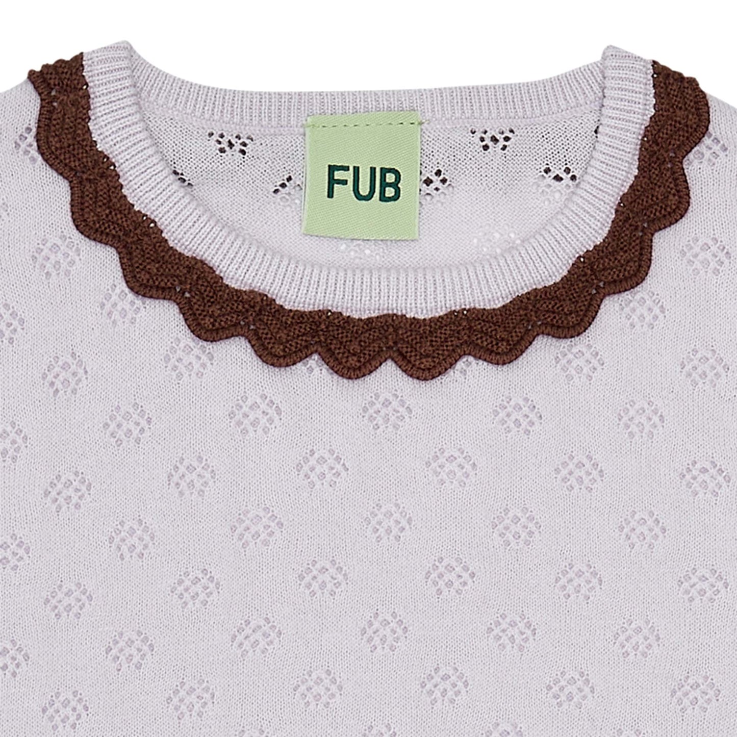 Fub Pointelle T-Shirt, ametyst-0723SS-ametyst - Lille Univers