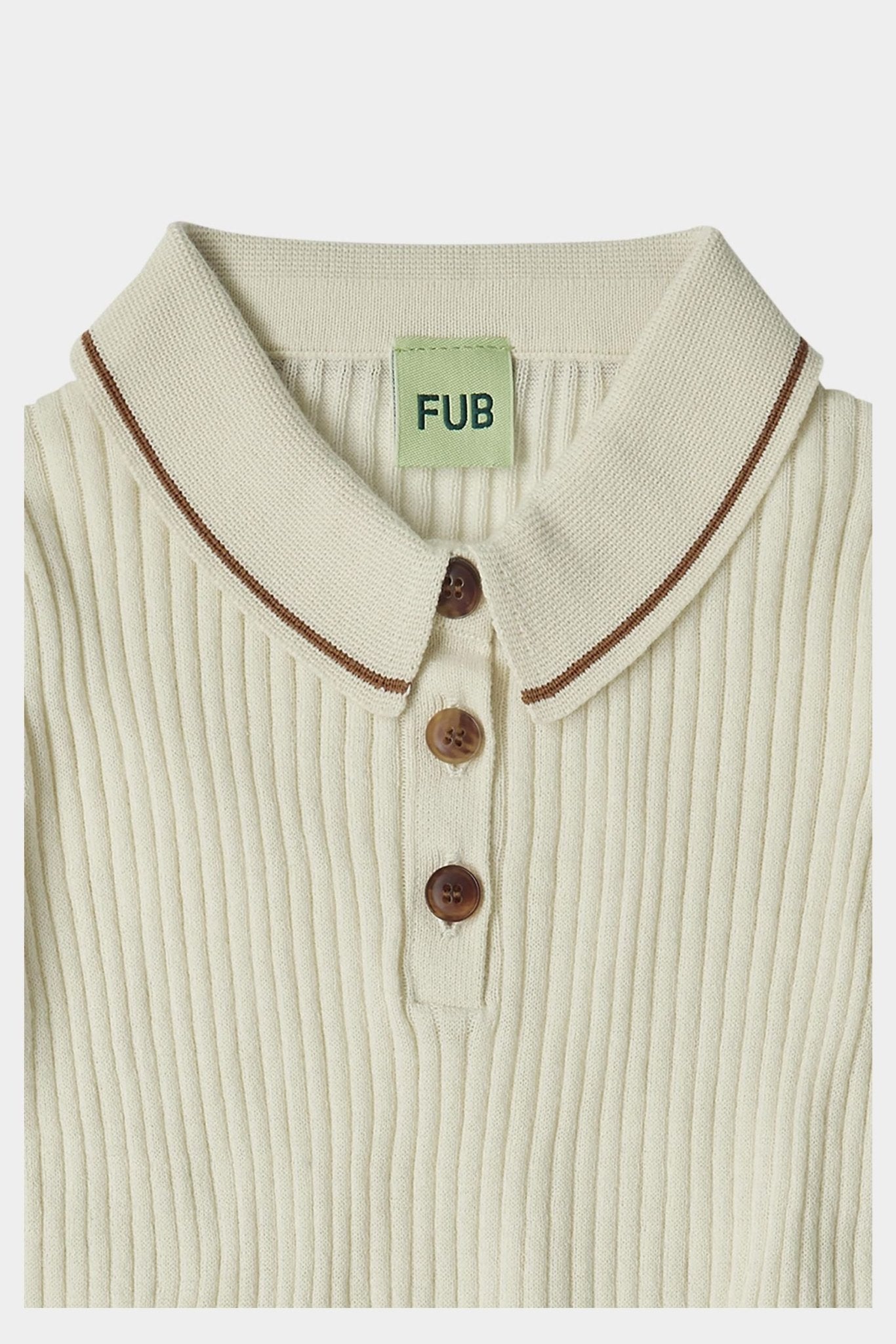 FUB POLO SHIRT ecru-0724SS_ecru - Lille Univers