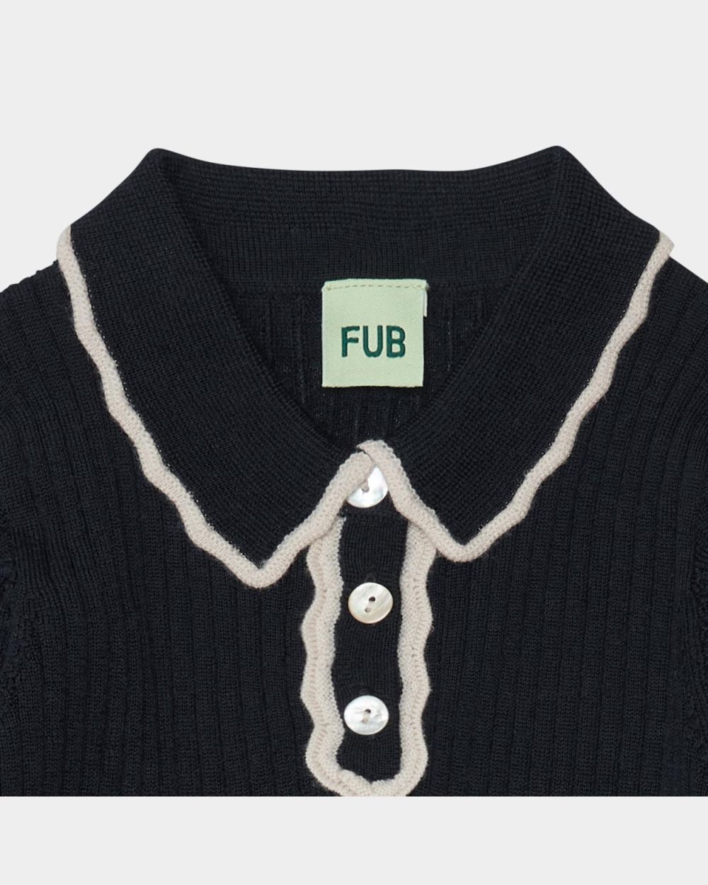 Fub Rib Polo Dark Navy-0723aw-darknavy - Lille Univers
