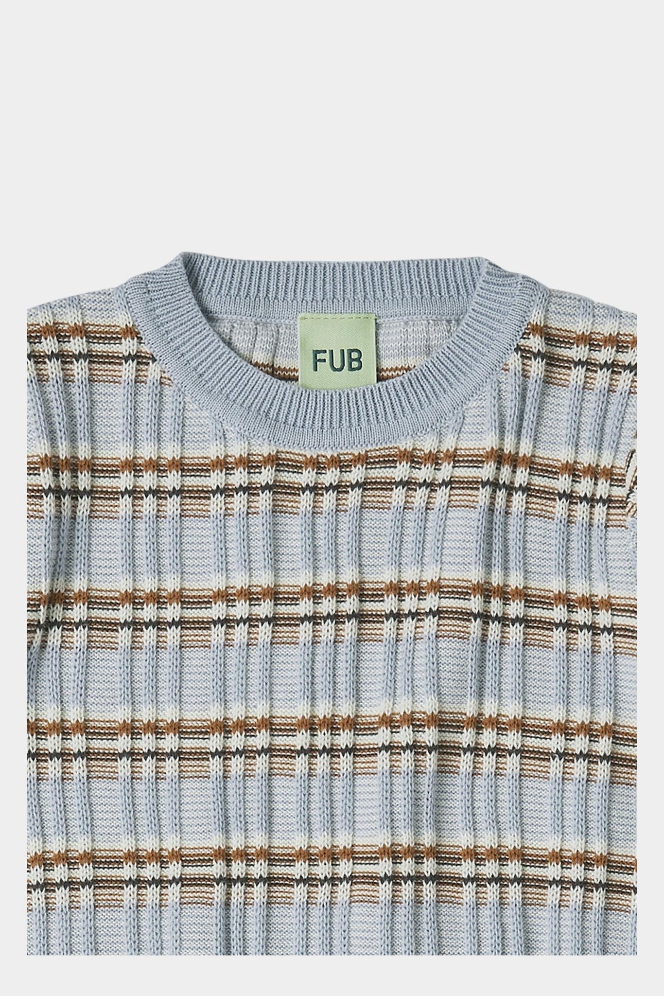 FUB Rib T-shirt cloud-2224SS_cloud - Lille Univers