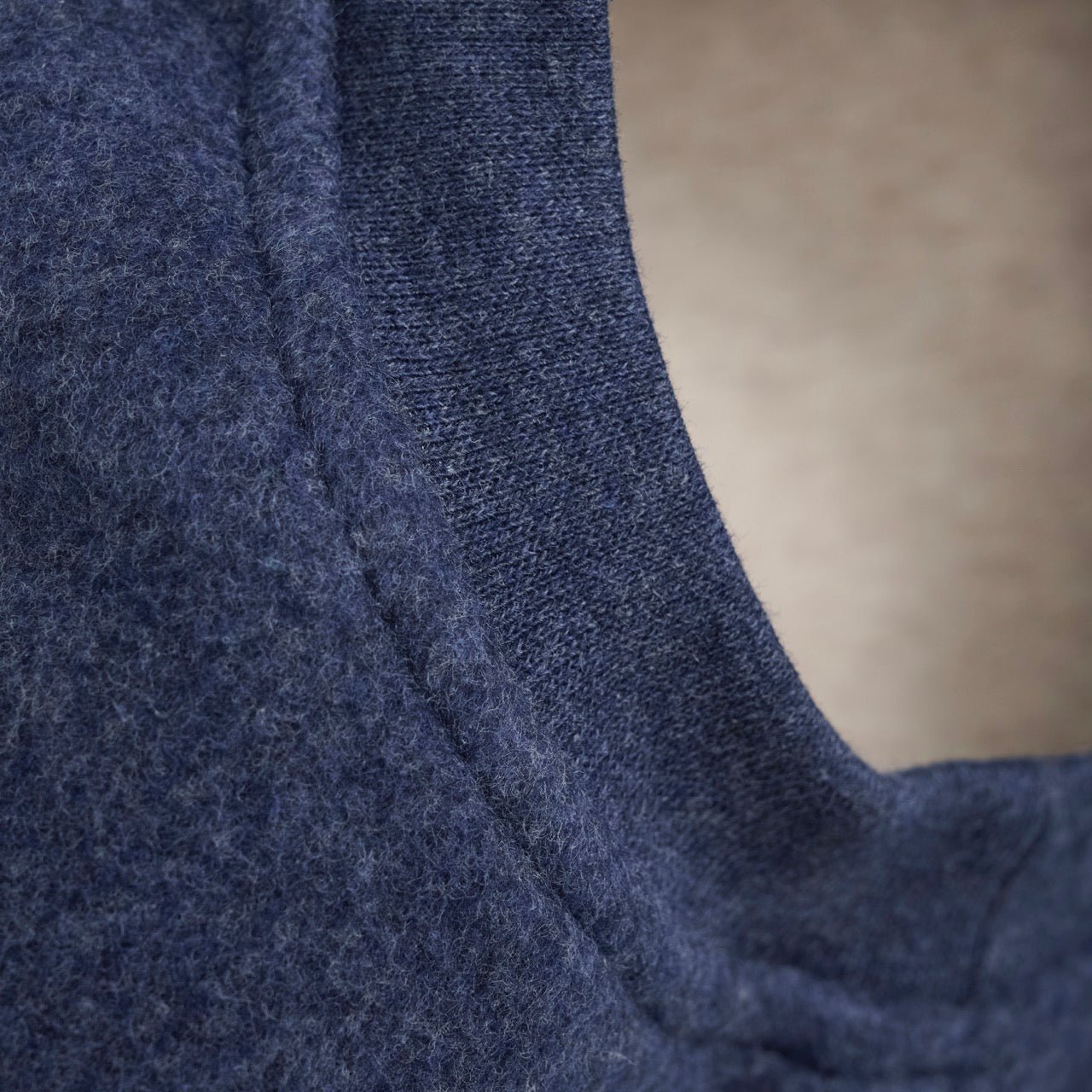 HUTTEliHUT - Balaclava Cotton Fleece Hat W. Lin Color: 7790 Navy Melange