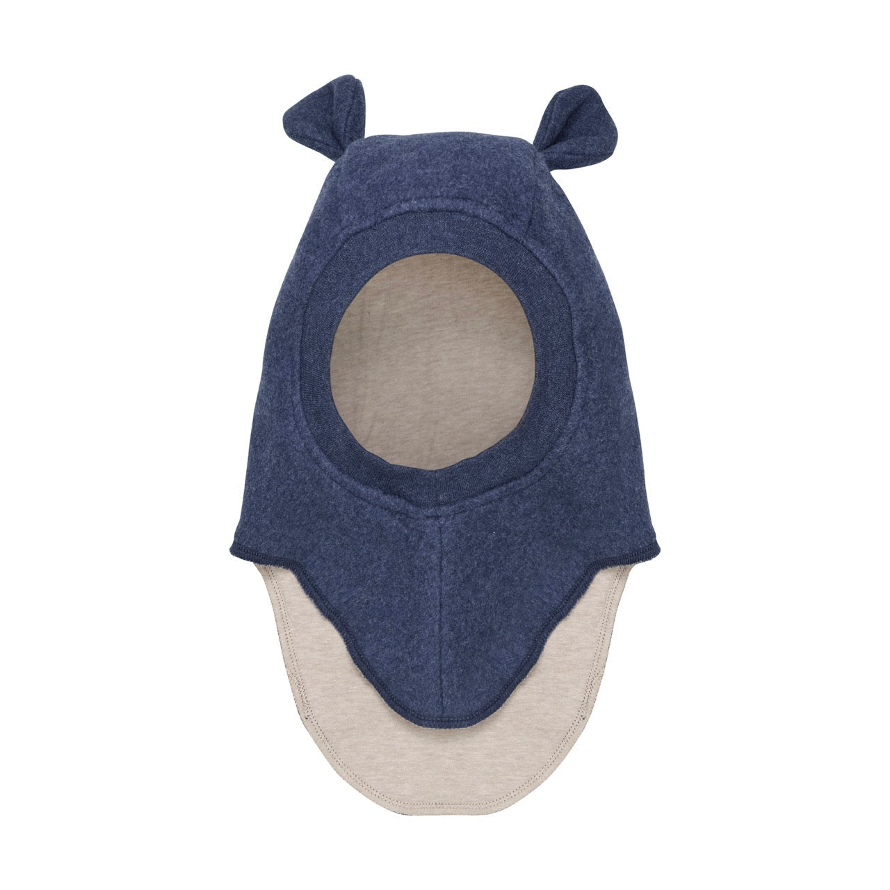 HUTTEliHUT - Balaclava Cotton Fleece Hat W. Lin Color: 7790 Navy Melange