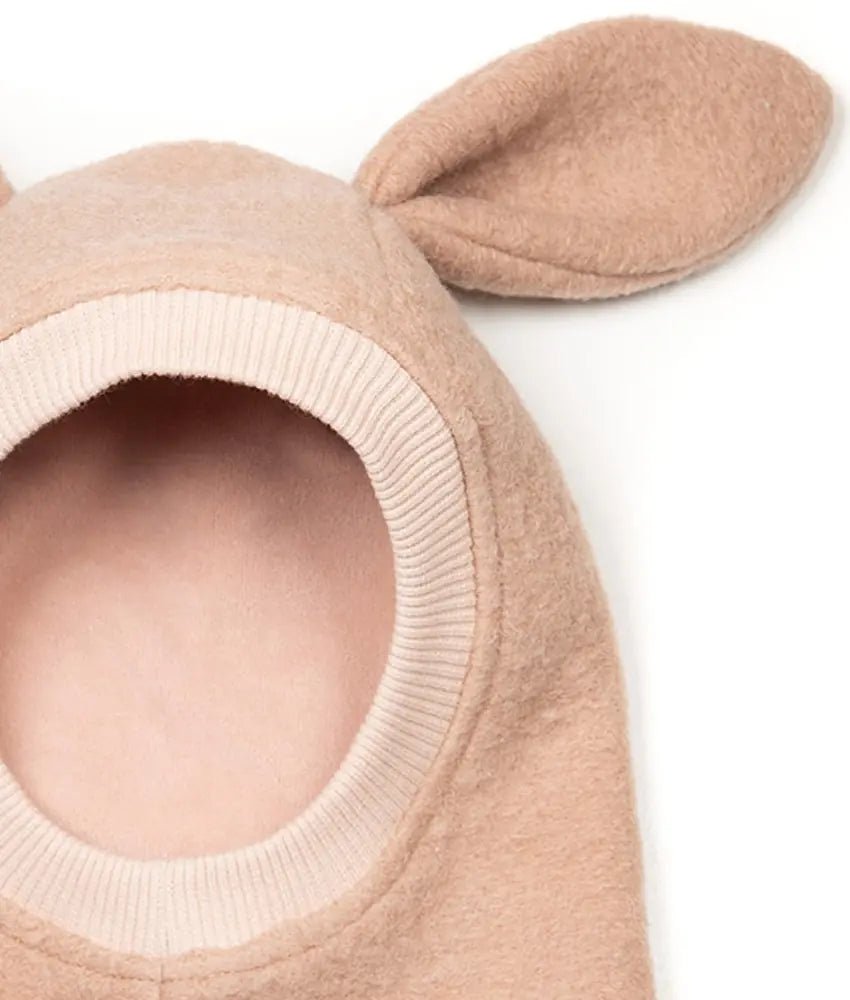 HUTTEliHUT - Balaclava Ears Wool Bunny Dusty rose