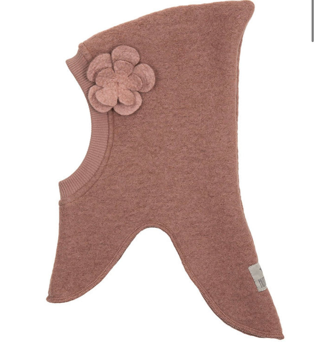 HUTTEliHUT Balaclava Winter Hat with Flower - Heather Rose