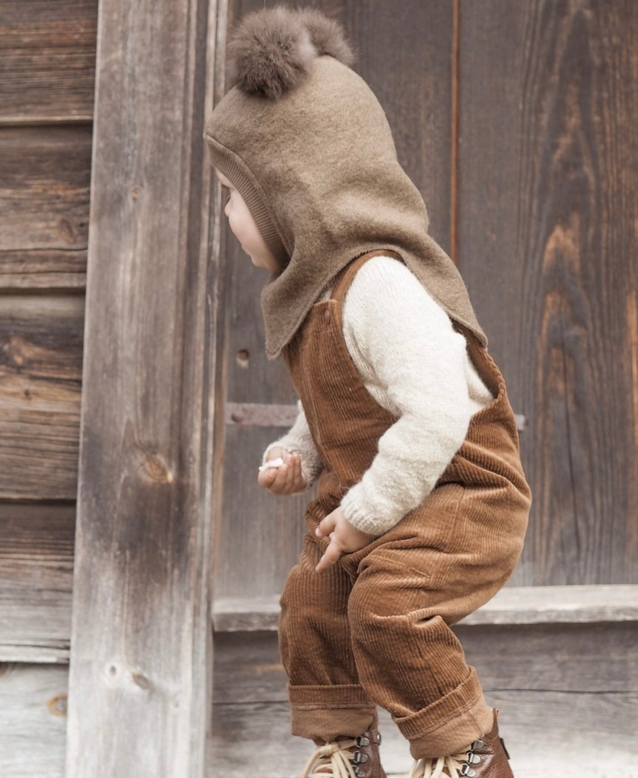 HUTTEliHUT - Balaclava W. Alpaca Pompoms Molé