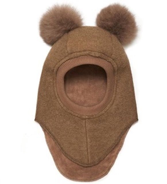 HUTTEliHUT - Balaclava W. Alpaca Pompoms Molé