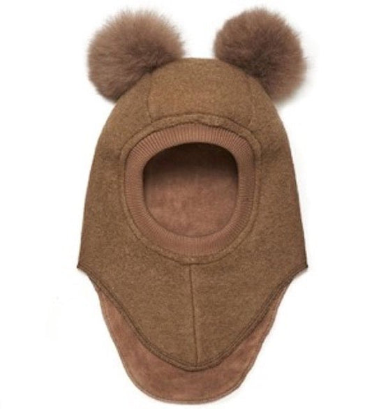 HUTTEliHUT - Balaclava W. Alpaca Pompoms Molé