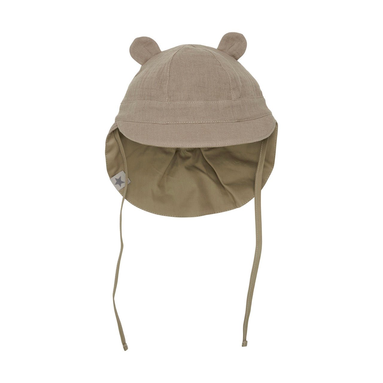 HUTTEliHUT - Summerhat Ears Muslin Silver Sage-460185_9510 - Lille Univers