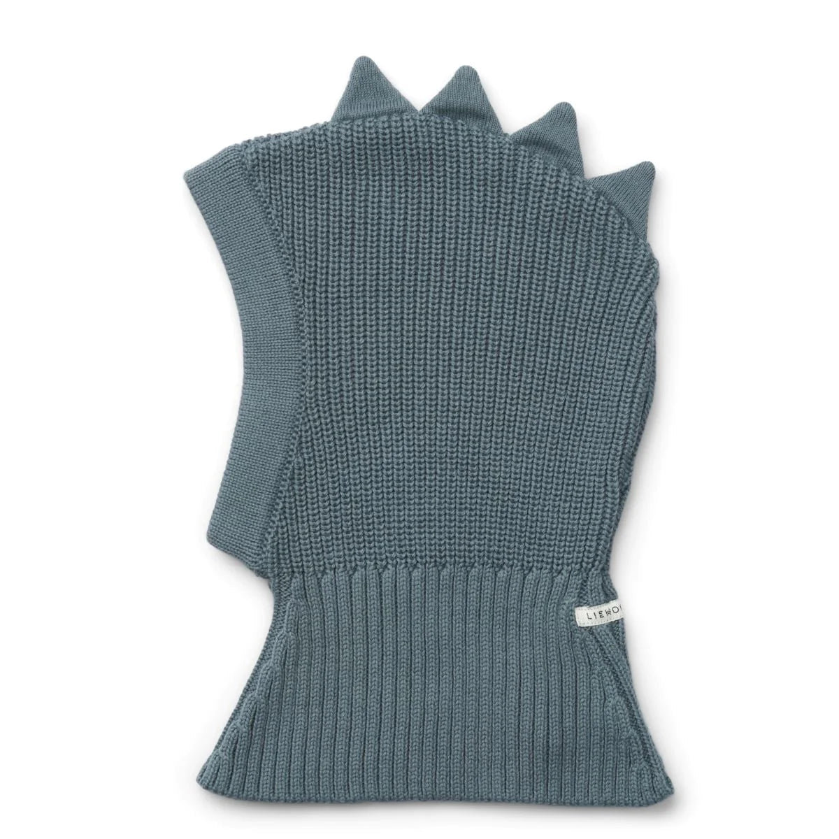 LIEWOOD HANIBAL BALACLAVA WITH DINO EARS WHALE BLUE