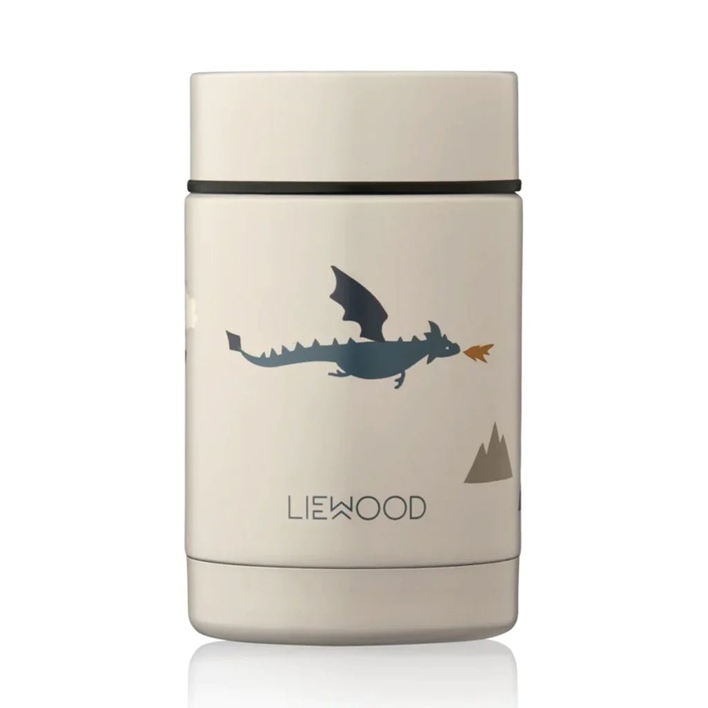 LIEWOOD Nadja Food Jar - Little Dragon / Dark Sandy-LW15094_0104 - Lille Univers
