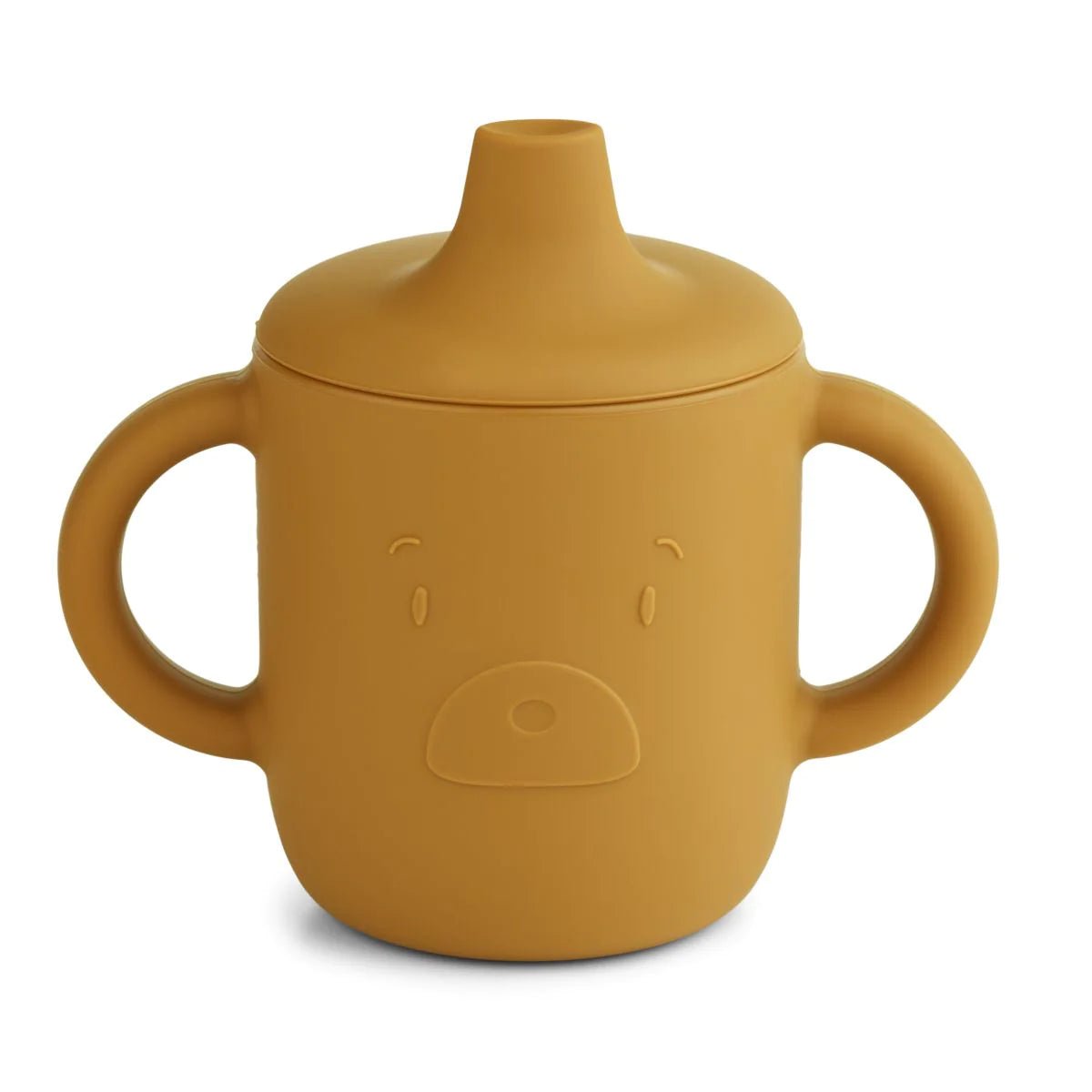 LIEWOOD NEIL SILICONE SIPPY CUP 150 ML MR BEAR GOLDEN CARAMEL