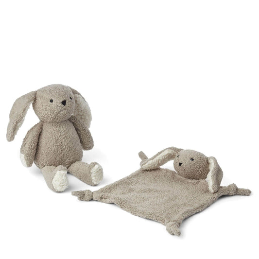 Liewood Ted Baby Gift Set - Rabbit / Pale grey-LW17650_1412 - Lille Univers