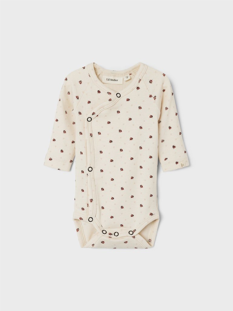 LIL' ATELIER BABY WRAP ROMPER