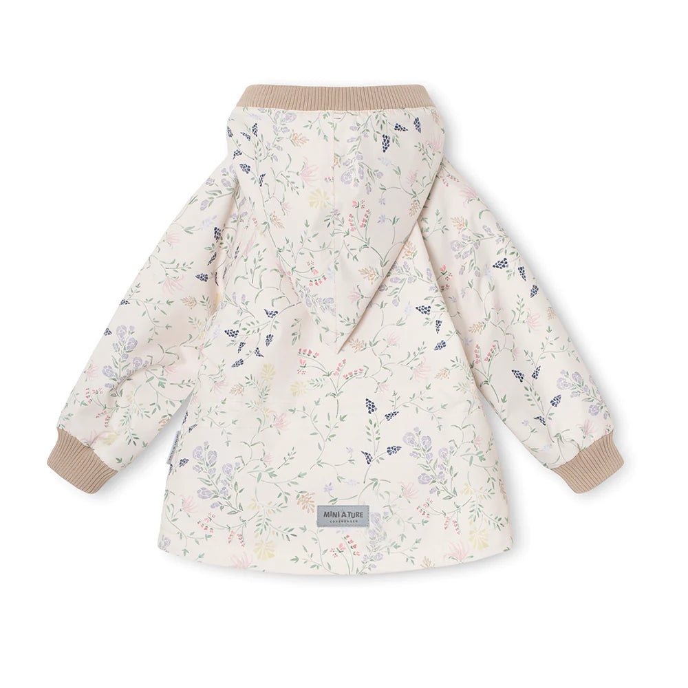 MATWAI FLEECE LINED PRINTED SPRING JACKET. GRS Ancient flowers