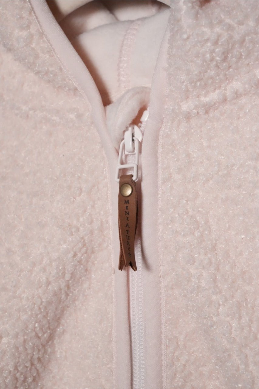 MINI A TURE MATADEL TEDDYFLEECE JUMPSUIT. GRS Mauve chalk