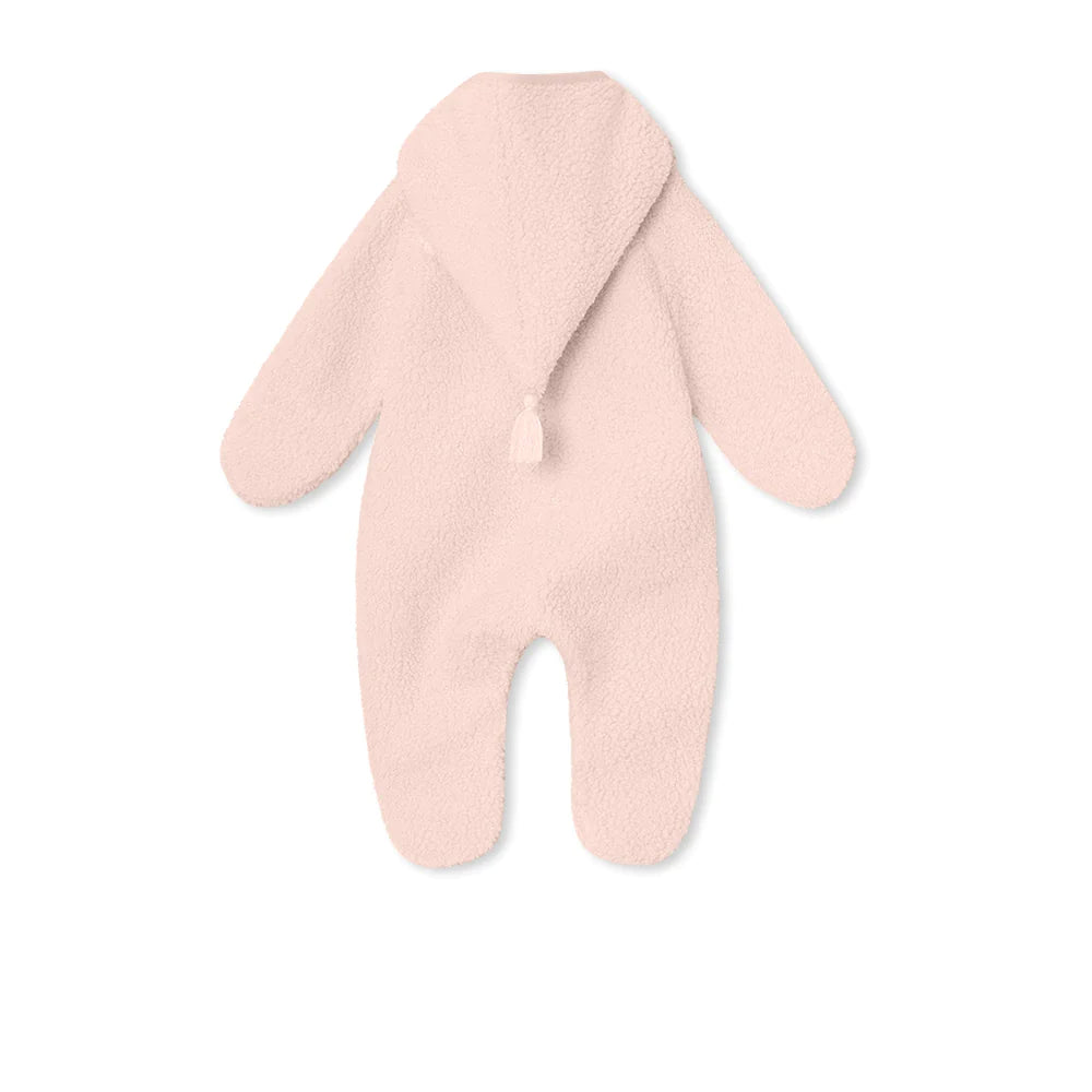 MINI A TURE MATADEL TEDDYFLEECE JUMPSUIT. GRS Mauve chalk