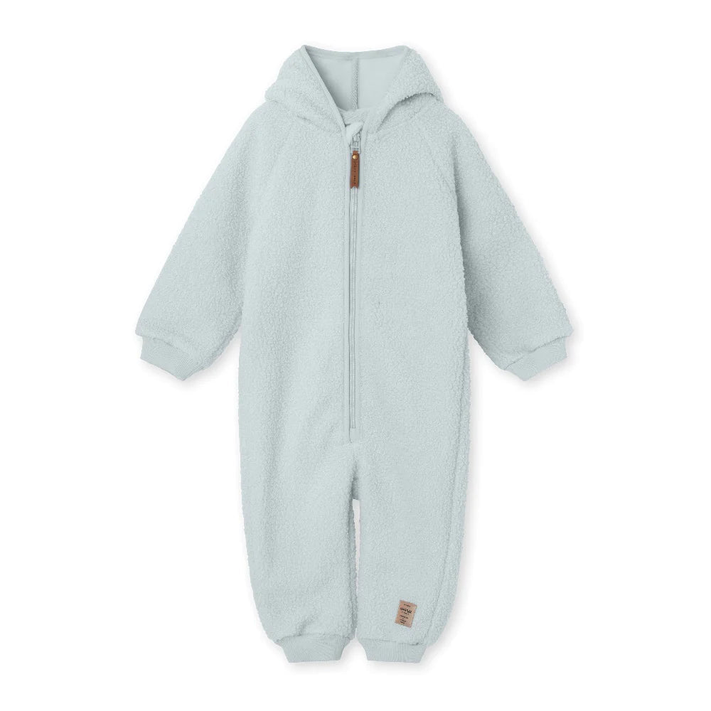 MINI A TURE MATADEL TEDDYFLEECE JUMPSUIT. GRS Pearl blue-MATADEL5145 - Lille Univers