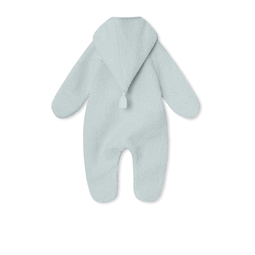 MINI A TURE MATADEL TEDDYFLEECE JUMPSUIT. GRS Pearl blue-MATADEL5145 - Lille Univers