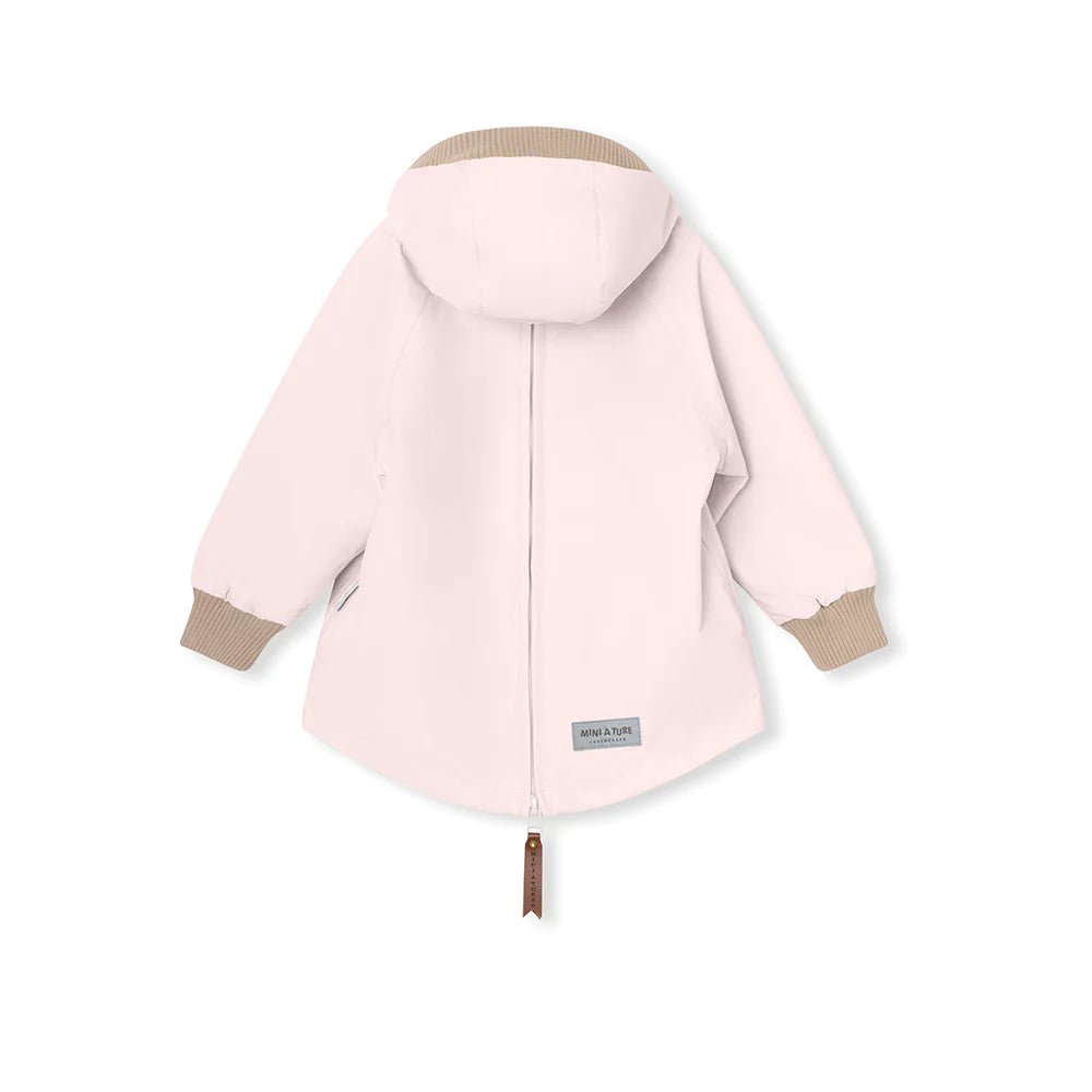 MINI A TURE MATBABYVITO FLEECE LINED SPRING ANORAK. GRS Mauve chalk