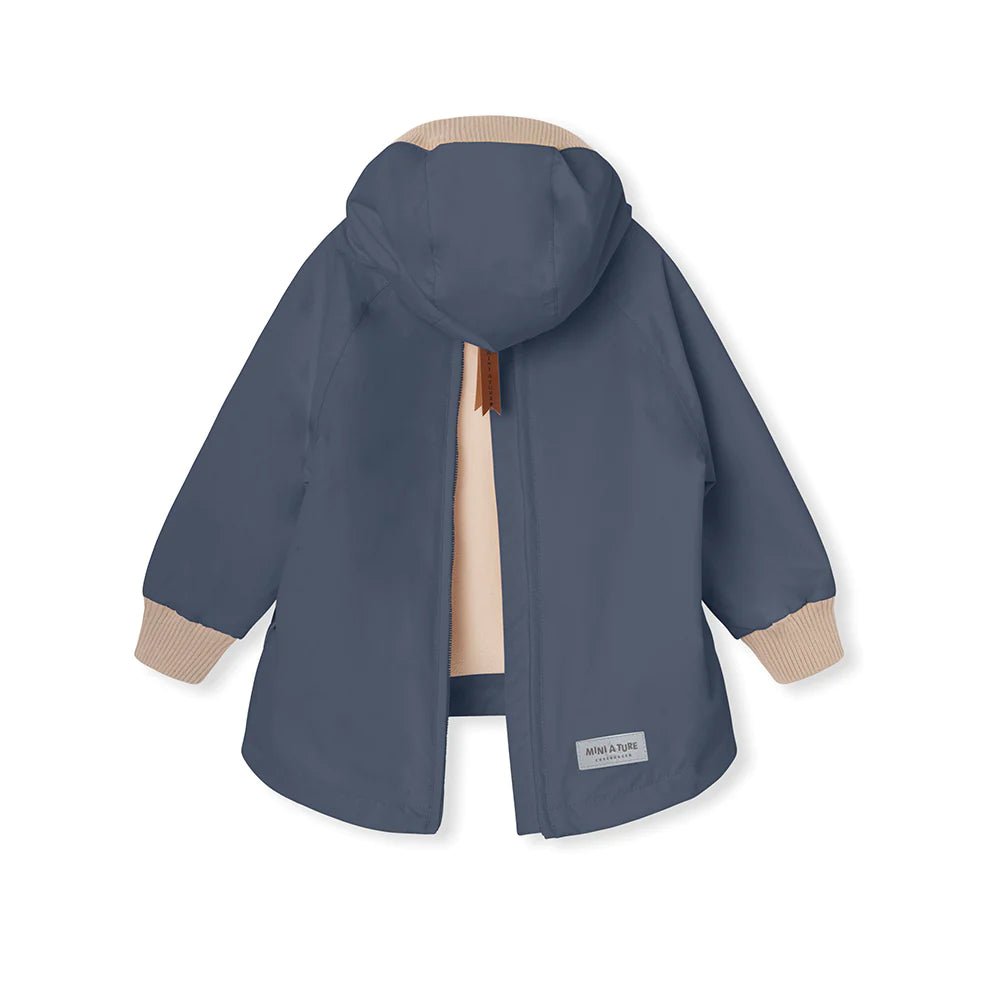 MINI A TURE MATBABYVITO FLEECE LINED SPRING ANORAK. GRS Ombre blue