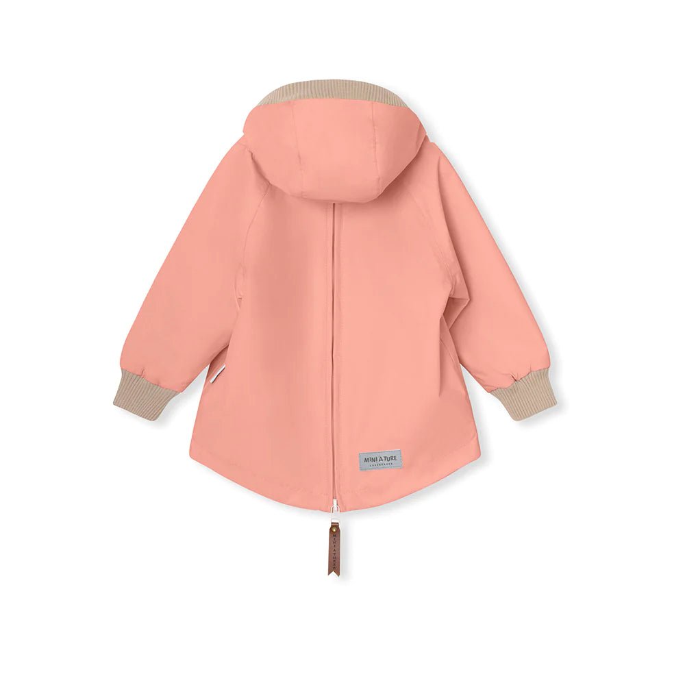 MINI A TURE MATBABYVITO FLEECE LINED SPRING ANORAK. GRS Rosette rose