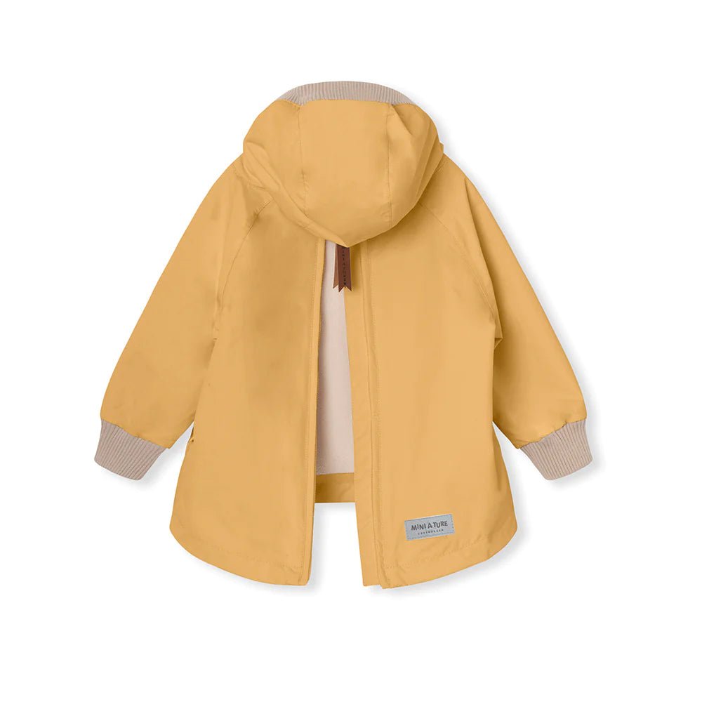 MINI A TURE MATBABYVITO FLEECE LINED SPRING ANORAK. GRS Taffy yellow-MATBABYVITO_FLEECE2350 - Lille Univers
