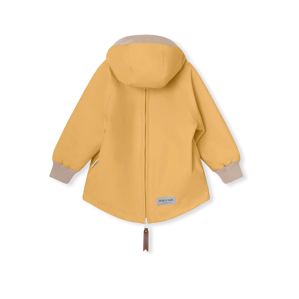 MINI A TURE MATBABYVITO FLEECE LINED SPRING ANORAK. GRS Taffy yellow-MATBABYVITO_FLEECE2350 - Lille Univers