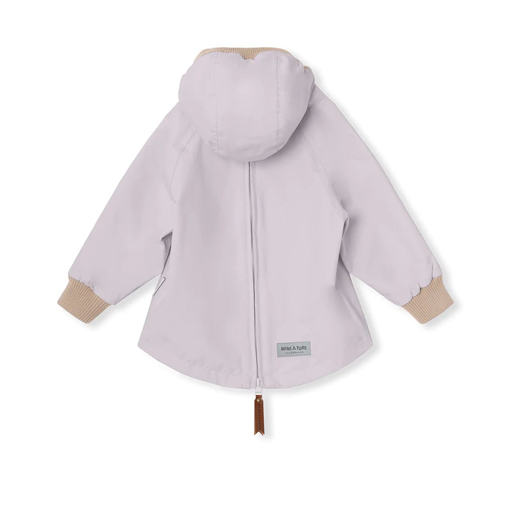 MINI A TURE MATBABYVITO SPRING ANORAK. GRS Purple raindrops